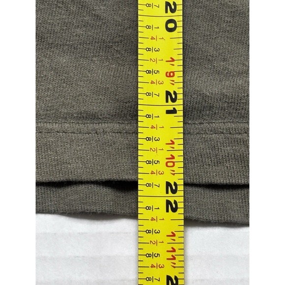 True Religion Youth Large Stripe Logo T Shirt Olive Green Graphic Tee Kids - Picture 5 of 5